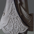kopia rzeźby pakistańskiej z XVIII w. , technika: żywica syntetyczna, wysokość: 87 cm