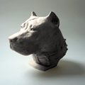 Dog kanaryjski, model staułetki dla Arte Perruno, wys. ok 20 cm