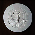 „Jan Paweł II„ projekt monety; średnica 30 cm