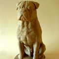 „Bullmastif”, model gipsowy, wys.: 24 cm