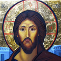 „Chrystus Pantokrator”; olej na desce, złocenia